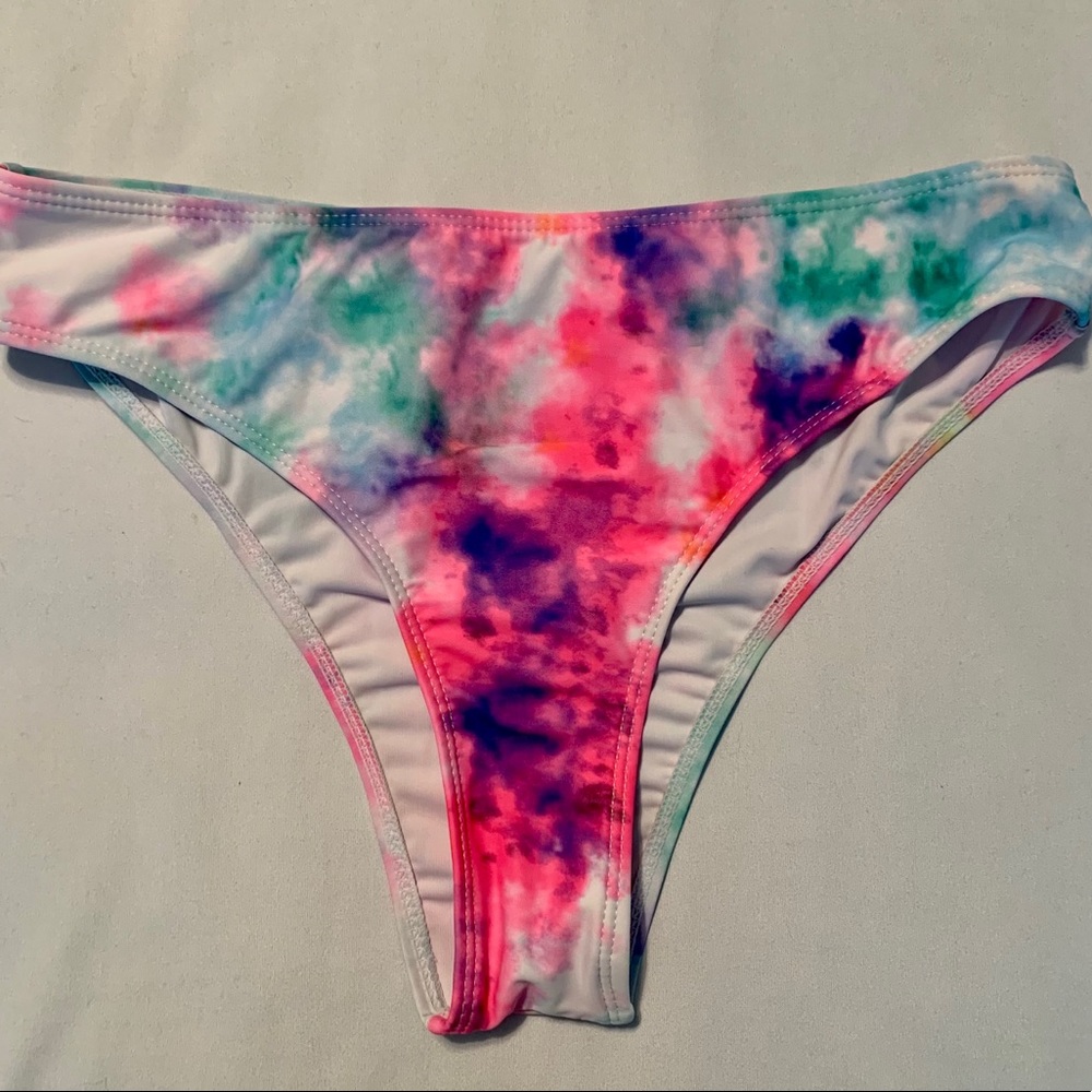 tie dye bikini bottoms